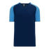 Athletic Knit V-Neck Baseball Jersey with Contrasting Shoulders (BA1375)